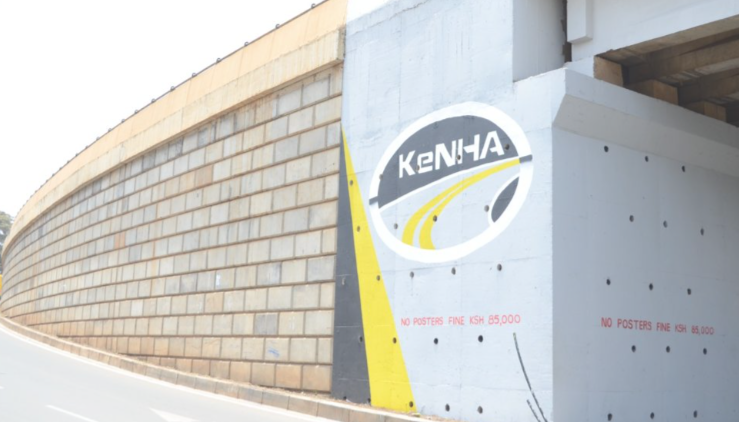 The Kenya National Highways Authority (KeNHA) logo.